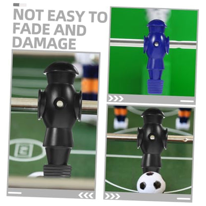 POPETPOP 4Pcs Foosball Player Figurines Replacement for Table Football Game PP Resin Material Wear-Resistant Soccer Player Statues for Standard Desktop Soccer Table Rods