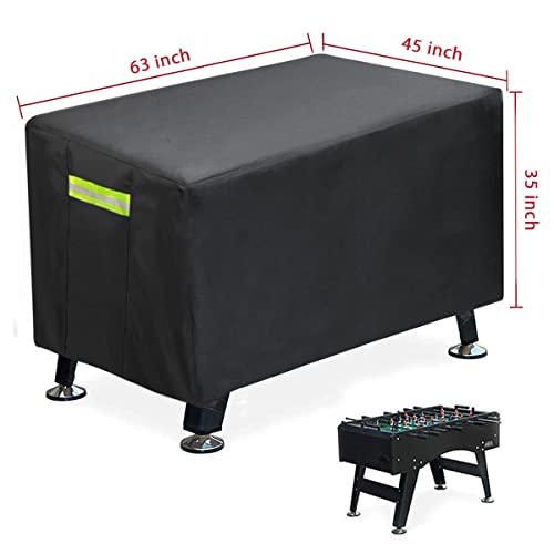 WB WEIRDBEAST Foosball Table Cover Soccer Table Cover Waterproof All Protection Outdoor/Indoor UV Resistant
