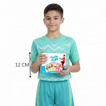 Shuffle Up Soccer Card Games - 70+ Skills Cards, Soccer Gifts for Boys and Girls 7-12 Years Old, Teen and Kids Indoor Training Equipment, Outdoor Backyard Game, Practice Toys, Stamina and Strength