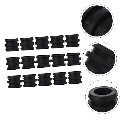 1set Football Machine Bearing Rods Durable Plastic Foosball Bushings for Tabletop Games Compact for Easy Storage Replacement Parts for Standard Foosball Tables Enhance Your 15pcs