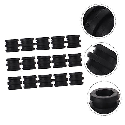 1set Football Machine Bearing Rods Durable Plastic Foosball Bushings for Tabletop Games Compact for Easy Storage Replacement Parts for Standard Foosball Tables Enhance Your 15pcs