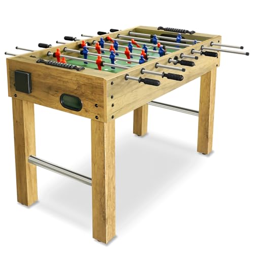 48 Inch Foosball Table, Football Arcade Soccer Game Table for Home, Office, Adult, and Kids