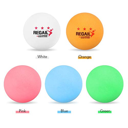 HUIOP Table Tennis Balls, 24Pcs 40mm Table Tennis Balls Ping Pong Balls Amateur Advanced Training Practice Balls