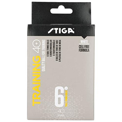 Stiga Training 40+ Table Tennis Balls (6 balls)