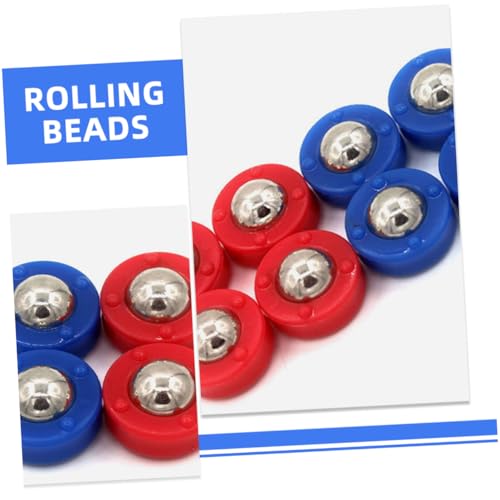 BESPORTBLE 20pcs Shuffleboard Pucks Set Replacement Tabletop Accessories for Indoor Games Easy to Install Blue and Red for Home and Entertainment Venues