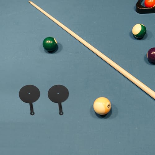PRETYZOOM 2pcs Billiard Aim Trainer Dots Pool Cue Spot Markers for Skill Improvement and Aiming Aid, Plastic Material, Suitable for Daily Practice and Competitive Play