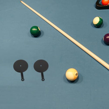 PRETYZOOM 2pcs Billiard Aim Trainer Dots Pool Cue Spot Markers for Skill Improvement and Aiming Aid, Plastic Material, Suitable for Daily Practice and Competitive Play