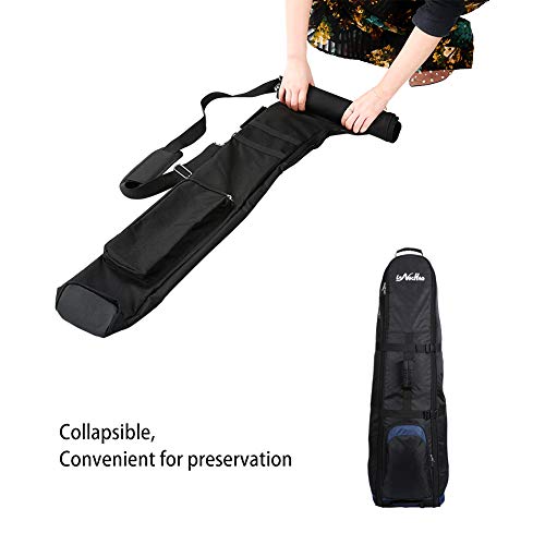 Small Golf Bag for A Few Clubs, Lightweight Golf Sunday Bag, Par 3 Travel Bag, Practice Travel Bag with Carry Shoulder Strap - color: Black