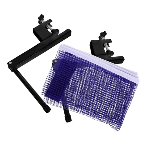 GALPADA Table Tennis Net and Post Set Portable Pingpong Barrier for Games Easy Installation Reliable Ball Stability Compatible Table