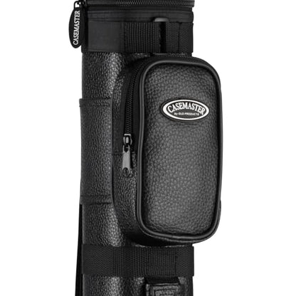 Casemaster by GLD Products Q-Vault Classic Billiard/Pool Cue Hard Case, Holds 2 Complete 2-Piece Cues (2 Butt/2 Shaft), Black