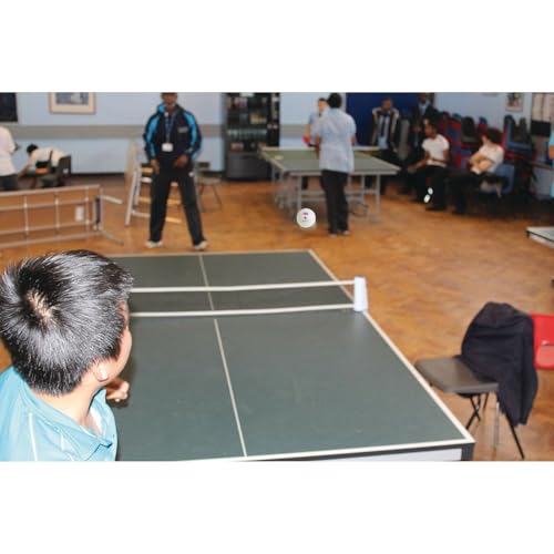 S&S Worldwide Spectrum Table Tennis Balls 1 Star, 40MM, Seamed Balls, Bulk Pack, White, 144 Pk