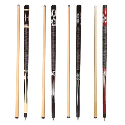 Pool Table Accessory Kit Premium Billiard Acc Kit Professional Billiards Equipment Deluxe Snooker Parts - 58 Inch Pool Sticks 2-1/4 Inch Billiard Balls Set Bridge Stick and Head Brush etc