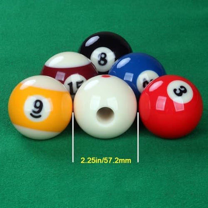 Billiards Training Ball Billiards Cue Ball with Hole Billiards Practice Ball Aiming Helper Snooker Practice Assist Accessory