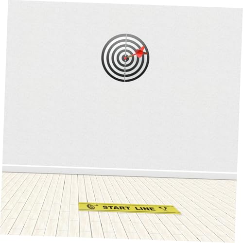 Gatuida Dart Game Floor Marker Durable Throwing Line Notice for Darts Players Games Toe Line Accessory for Parties and Enthusiasts