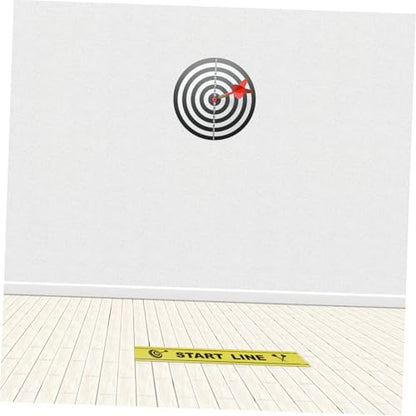 Gatuida Dart Game Floor Marker Durable Throwing Line Notice for Darts Players Games Toe Line Accessory for Parties and Enthusiasts
