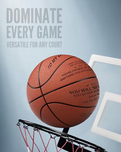 KAAYEE Engraved Basketball for Grandson, Engraved Basketball for Son from Mom Dad, Personalized 29.5" Basketballs Gifts, Custom Christmas Birthday Graduation Back to School Gift for Son from Mom Dad - color: to Granddaughter