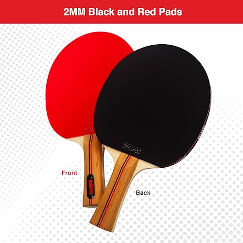 ESPN Ping Pong Set, Table Tennis Ideal for Family Games and Game Night - color: 1 Paddle