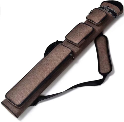 Champion 2X4,3x6 Nylon/Leatherette Billiard Pool Cue Stick Hard Carrying Case 4S2B, 6S3B - color: Brown, size: 3X6 (3B6S)