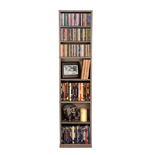 Atlantic Herrin Adjustable Media Cabinet 261 Weathered Oak PN74736269 - color: Weathered Oak