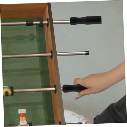 Sturdy Foosball Handle Grip Ergonomic Nonslip Replacement Part for Easy Installation and Enhanced - color: Black