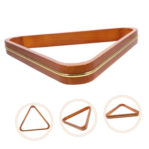 Billiard Ball Storage Rack Durable Triangle Pool Table Holder for Standard Balls for and Tournaments Organizes Billiards Accessories