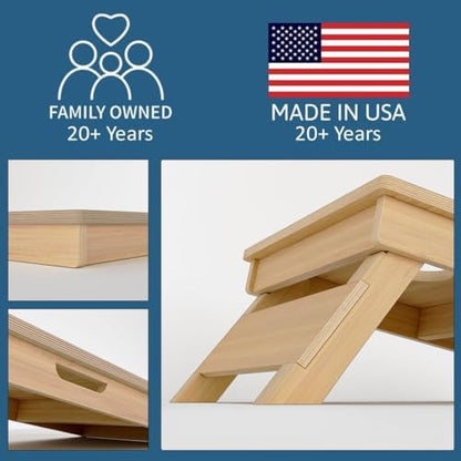 Custom Pro Cornhole Boards | Handmade in USA | 3/4 Baltic Birch | No Bounce | Triple Thick Legs | Two Brace & Handles, 2x4 Regulation Set w Score Tower & Cornhole Bags (Custom Cornhole Boards)