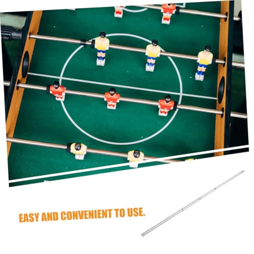 Mini Foosball Table Parts Replacement Metal Rod for Boys and Girls Easy Assembly Comfortable Handle