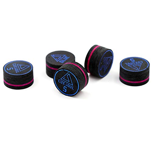 CUESOUL Cue Tips-Pool Cue Tip/Snooker Cue Tip/Glue on Tip - color: Pool cue tip-S