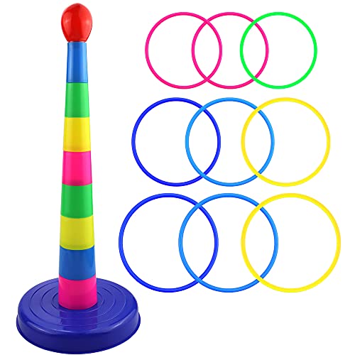 TCOTBE Toss Game, Games Set, Outdoor Games, for Kids Birthday Party Indoor Supplies,Soft Plastic Games,Gift Party,Xmas