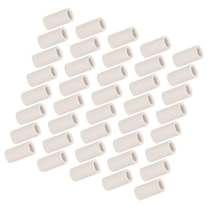 Pool Cue Ferrules, 40 PCS 13mm Fiber Replacement Ferrules Billiard Stick with Screw On Installation for House Bar 8 9 Ball Pool - size: 13MM 1 inch