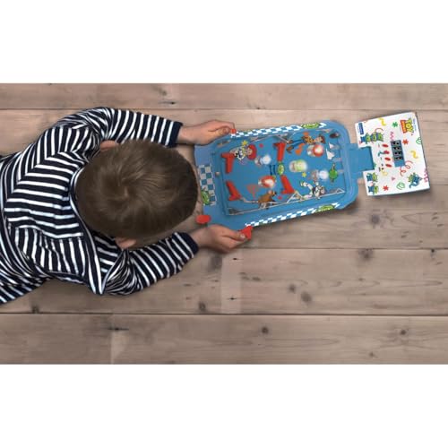 LEXiBOOK, Toy Story, Electronic Table Pinball, Digital Scoring LCD, Sounds and Lights, 4 Flippers and 5 Bumpers, Adjustable Stands, Ball Included, Blue, JG610TS