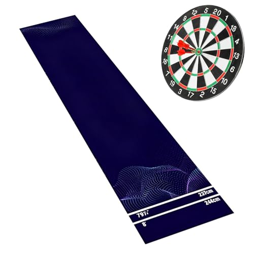 Genérico Dart Mat – Non-Slip Velvet with Portable Launch Line, Dart Mats, Game Room, Tournament, Sports Club, Office, Rest Room, - size: B