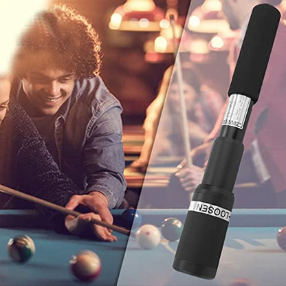 Alomejor Portable Pool Cue, Telescopic Billiard Stick, Lightweight Aluminum Collapsible for Pool Accessories Travel Home Parties