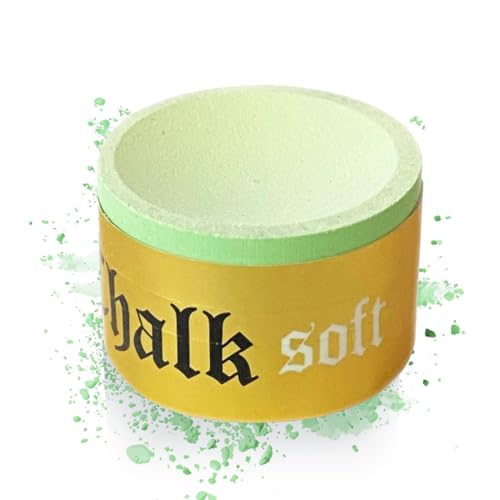 TAOM Pool Chalk Holder Round Shaped Practical Tool Billiards Accessories Magnetic Mini Chalk Tip Case Container Round Box Billiards - color: 6-Soft Green Chalk