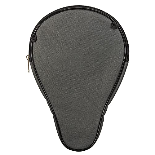 STIGA Ping Pong Paddle Cover – Padded Table Tennis Racket Case with Heavy-Duty Vinyl Construction, Zipper Closure, Reinforced Edge Protection for Travel and Storage - color: Grey