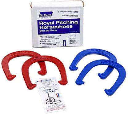 Set of St. Pierre Tournament Regulation Stakes, Professional Horseshoes Set, and Royal Horseshoe Set