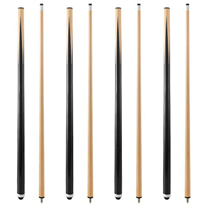 Pool Cue Sticks 36inch 42inch 48inch 52inch 58inch Set of 2 or 4,Pool Cue with 13mm Leather Tip for Adults, Beginners,2-Piece Design，(14oz to 20oz Weight Options) - size: 20OZ-58in set of 4