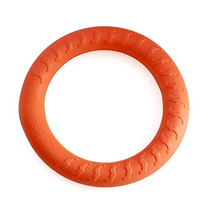 PetSpy Dog Ring Toy – Flying Ring for Outdoor Play, Floating Training & Fetch Toy for Throwing, Catching & Chewers – Durable EVA Flying Disc for Small, Medium & Large Dogs - size: Small To Medium, style: 1 Ring