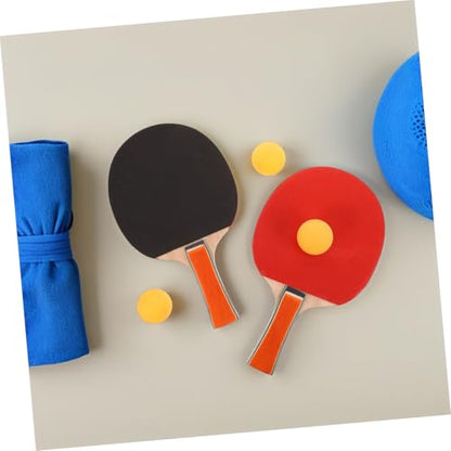 Professional Table Tennis Training Set with Dual Penhold and Grip Paddles Kit for Indoor Outdoor Sports Poplar Wood Rackets with Rubber Grip for Accurate Powerful Shots