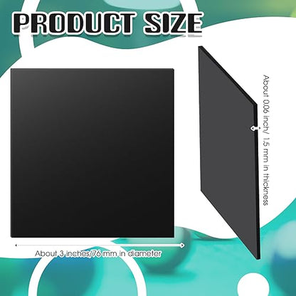 Haull 50 Pcs Billiard Pool Table Leg Shims 3" Diameter Rubber Pool Table Leveler kit Shims Foot Pads(Square,0.06 Inch Thick) - color: Square, size: 0.06 Inch Thick