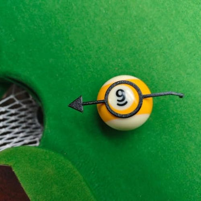 6Pack Billiards Training Aids, Cue Ball Trainer, Cue Shot Aiming Aid for 2-1/4" Balls, Billiards Accessories, Perfect for Beginners & Intermediate Players（White/Yellow/Black）