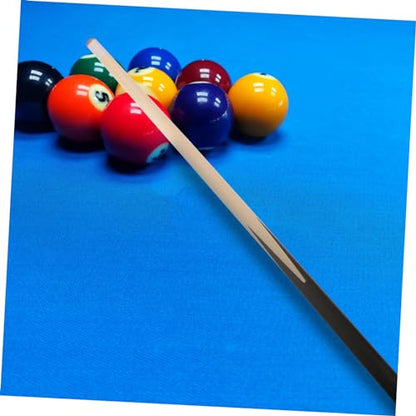 HEMOTON 2Pcs Short Pool Cue Stick Billiard Cue for Lightweight Wood Design for Practice and Tight Spaces Convenient for Pool Table Use