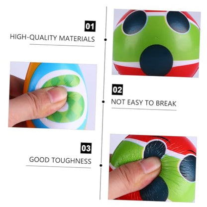 Mini PU Solid Bowling Pins Balls Safe Indoor Sports for S Physical Training and Educational Development Fun Game for Beginners