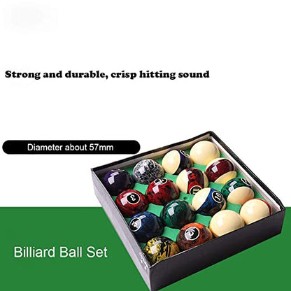 CUPPA Professional Pool Balls/Billiard Balls Set, Complete 16 Balls for Pool Tables - color: Dark Style