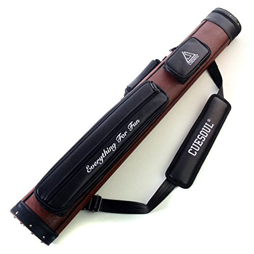 CUESOUL 19oz Pool Cue Sticks with Hard Pool Cue Case - color: E202-E203