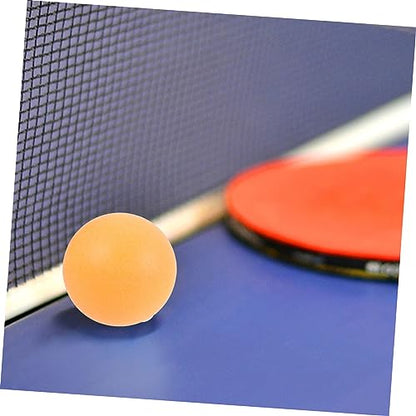Red Pong Balls Silicone Plugs 50 Pack Punched Balls for Table Tennis Training Versatile for Outdoor Indoor Play