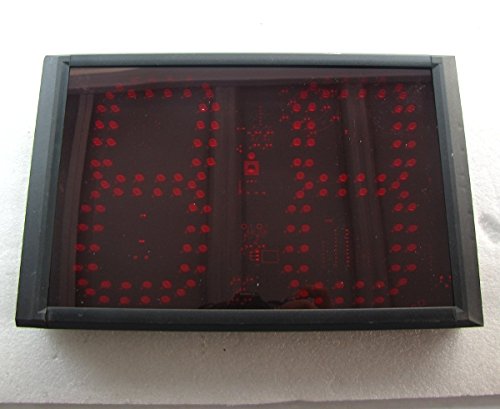 Azoou 6" High Character 2 Digits LED Seconds Countdown Count up Timer Red Aluminum Case