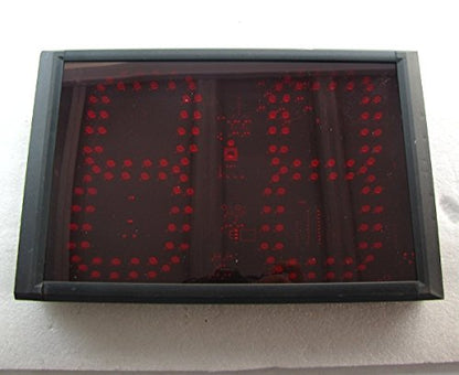Azoou 6" High Character 2 Digits LED Seconds Countdown Count up Timer Red Aluminum Case