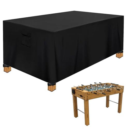 Foosball Table Cover compatible with Best Choice,48in Waterproof 210D Football Table Cover Outdoor Waterproof with 4 Windproof Buckles & Handle,48"L x 40"W x 31"H(Only Cover)