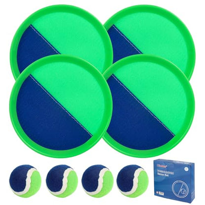 Toss and Catch Ball Set Kids - Lawn Games Beach Games Beach Toys Pool Outdoor for Ages 3 4 5 6 7 8 9 10 Years Old Boy Girl Toys, Playground Sets for Toddlers/Kids/Family